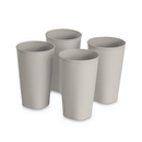 Sterilite, Tumblers 4Pc Gray, 20 oz (8 Pack)
