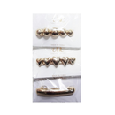 Hair Clip Barrette Gold Assorted Design (12 Pack)