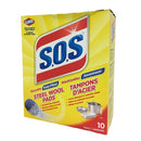 Clorox, S.O.S., Steel Wool Soap Pads, 10 ct (6 Pack)