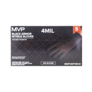 MVP, Nitrile Gloves Small Black, 100 ct (10 Pack)
