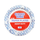 Good Time, Paper Plates 20 ct, 8.6 in (24 Pack)
