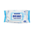 Bebe Baby Wipes Blue, 80 ct (24 Pack)