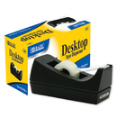 Bazic, Desktop Tape Dispenser Black (12 Pack)