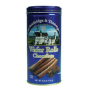Cambridge & Thames, Wafer Rolls Chocolate Tin Can, 4 oz (12 Pack)