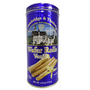 Cambridge & Thames, Wafer Rolls Vanilla Tin Can, 4 oz (12 Pack)