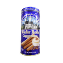 Cambridge & Thames, Wafer Rolls Cappuccino Tin Can, 4 oz (12 Pack)