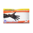 Advance, Nitrile Gloves Black MD, 100 ct (10 Pack)
