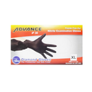 Advance, Nitrile Gloves Black XL, 100 ct (10 Pack)