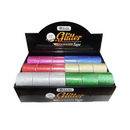 Tape Glitter 1.88 X 3yrd Assorted Colors (36 Pack)