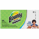 Bounty, Napkins 2-Ply White, 200 ct (8 Pack)