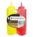 Squeeze Bottle Red & Yellow, 2 ct (24 Pack)