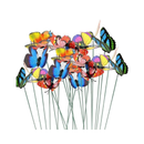 Garden Decor Butterfly Asst Clrs, 5 in (24 Pack)