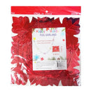 X-Mas Foil Garland Decor Assorted (12 Pack)