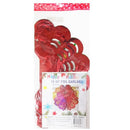 X-Mas Foil Garland Decor, 16.9 in (10 Pack)