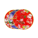 X-Mas Tray Round Assorted, 11.5 in (10 Pack)