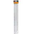 Cable Ties 20 ct White, 18 in (12 Pack)