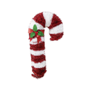 X-Mas Tinsel Candy Cane, 24 in (10 Pack)