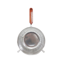 Colander Stainless Steel with Wooden Handle, 8 in (12 Pack)