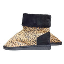 Ladies Winter Boots Leopard Assorted Size (18 Pack)