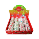 X-Mas Ribbon 4 x 9 in Assorted (16 Pack)