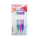 Global Brands, Toothbrush with Caps Assorted, 4 ct (12 Pack)