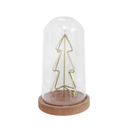 X-Mas Tree Glass Cloche, 6.5 in (12 Pack)