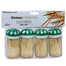 Maxam, Toothpicks Wooden 600 ct, 4 ct (24 Pack)