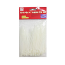 Global Brands, Cable Ties 150ct White, 4 in (12 Pack)