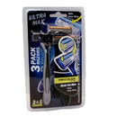 Ultra Max, Razor Triple Blade With Aloe, 3 ct (48 Pack)