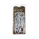 Hook Hanger Silver 12pc 8