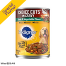 Pedigree, Steak & Vegetable, 13.2 oz (12 Pack)
