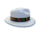 Unique New Years Gangster Hat White (12 Pack)