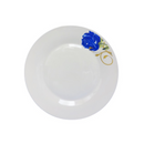 Dinner Plates Rose Assorted Colors, 10.5 in (36 Pack)