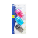 Bazic, Sharpener Assorted Colors, 3 ct (24 Pack)