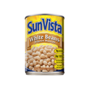 Sun Vista, White Beans Whole, 15 oz (12 Pack)