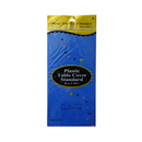 Table Cover Blue Plastic, 54x108 in (12 Pack)