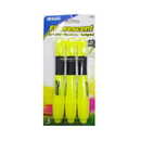 Highlighter Yellow Fluorescent, 3 ct (24 Pack)