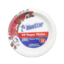 Blue Star, Paper Plates, Rose, 10 in (24 Pack)