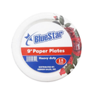 Blue Star, Paper Plates, Rose, 9 in (24 Pack)