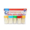 FamilyMaid, Toothpicks 150pc Heart & Bow Top, 5 ct (12 Pack)