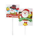 X-Mas Yard Decor Sticks Feliz Navidad (48 Pack)