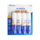 Bazic, Glue Stick 4 ct Washable, 1.12 oz (24 Pack)
