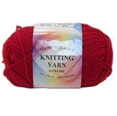 Knitting Yarn Red 100% Acrylic (10 Pack)