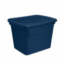 Sterilite, Tote Box Marine Blue With Lid, 18 gal (8 Pack)