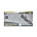 Advance, Disposable Gloves Black Large, 100 ct (10 Pack)