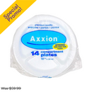 Axxion, Foam Plate, 3 Compartment, 10 1/4", 14 ct (40 Pack)