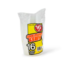 CLR, Cool Party, Clear Plastic Cup, 16 oz (48 Pack)