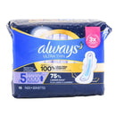 Always, Ultra Thin Pads, Overnight Size, 15 ct (6 Pack)