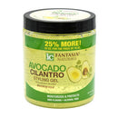 Fantasia, Avocado Cilantro Styling Gel, 20 oz (6 Pack)